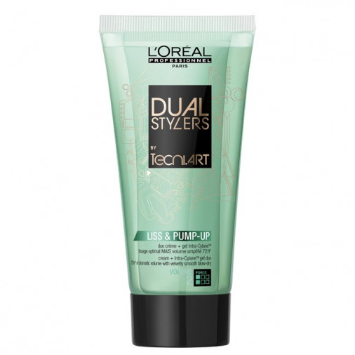 L'Oréal Pro Tecni Art Dual stylers crema-duo Liss & pump up 150 ml*