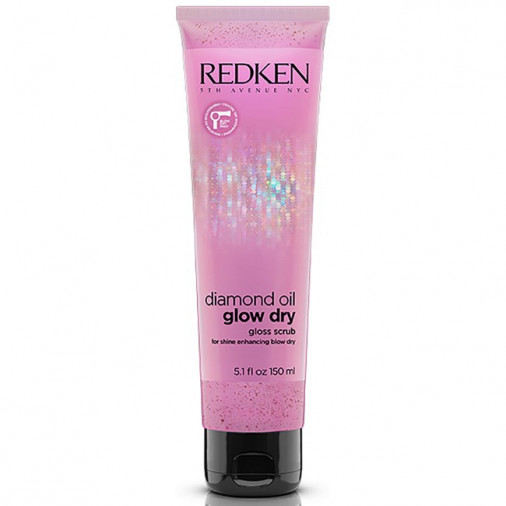 Redken diamond oil glow dry gloss scrub pre-shampoo 150 ml