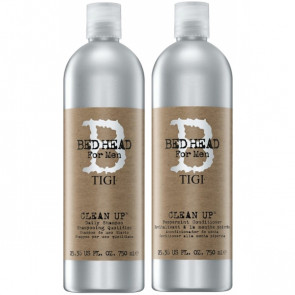 Tigi Bed Head Tigi 4 Men kit Clean up shampoo + balsamo 750 ml