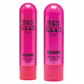 Tigi Bed Head kit Recharge high-octane shine shampoo + balsamo