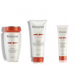kit nutrimento Kérastase capelli molto secchi fini shampoo balsamo crema