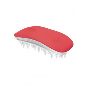 Spazzola in silicone Ikoo per tutti i tipi di capelli acquamarina soft touch