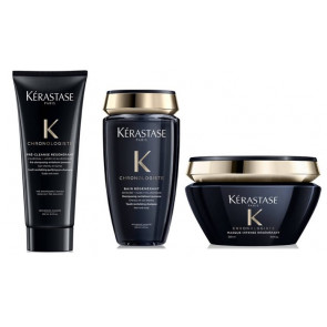 Kit purificante Kérastase per tutti i tipi di capelli shampoo maschera gommage