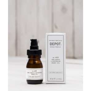 Depot n° 403 - Pre-shave & softening beard oil sweet almond 30 ml
