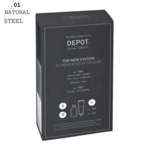Depot n° 506 e n° 507 invisible color .01 natural steel