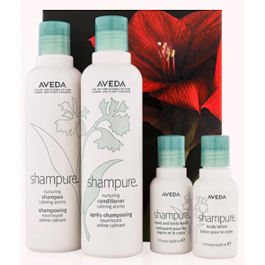 Aveda shampure nurturing hair and body care kit 