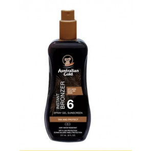 Australian Gold SPF6 spray gel con bronzer 237 ml