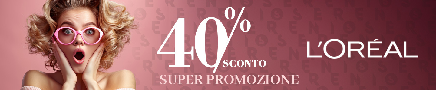 Loreal sconto 40%